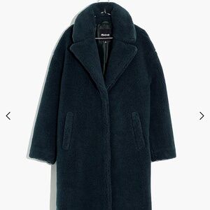 Madewell Sherpa Teddy Coat